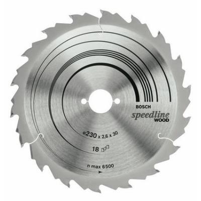 BOSCH  - Bois de la lame de scie circulaire. 160 x 20 x 2,4 mm.
