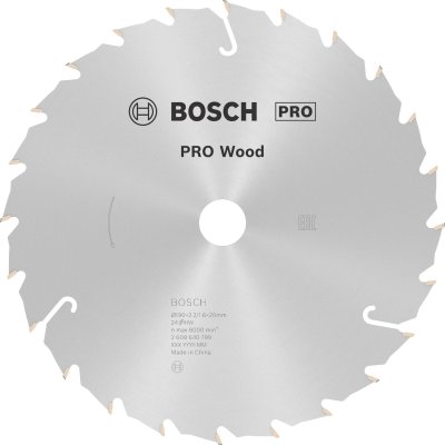 BOSCH  - Bois de la lame de scie circulaire. 190 x 20/16 x 2,6 m