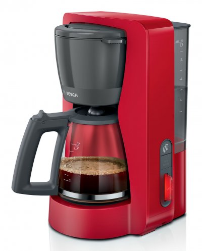 BOSCH   TKA3M134 machine &agrave; caf&eacute; Machine &agrave; caf&eacute; filtre 1,25 L Rouge