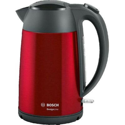 BOSCH  Bouilloire TWK3P424 bouilloire 1,7 L Gris, Rouge 2400 W