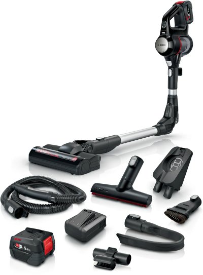BOSCH  BSS 715 FRSH Aspirateur Balai Sans Fil Noir Argent