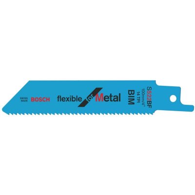 BOSCH  Carte de 2 lames S 522 BF - id&eacute;ale pour le m&eacute;tal - 3 pi&egrave;ces