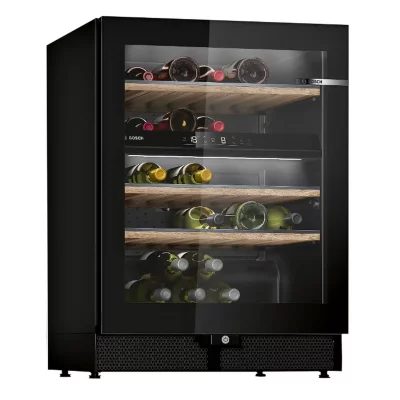 BOSCH  - cave &agrave; vin 44 bouteilles double zone noir kwk16abgb -