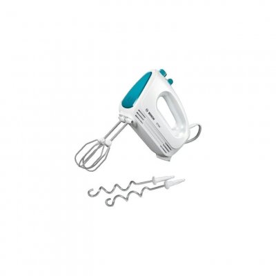 BOSCH  CleverMixx MFQ2210D - Batteur &agrave; main - 375 Watt - blanc/bleu dynamique