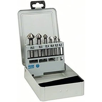 BOSCH  - coffret de 6 fraises coniques &agrave; lamer queue cylindrique