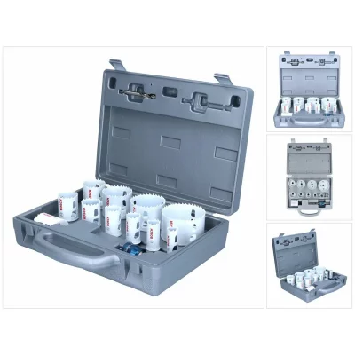 BOSCH  Coffret Scie cloches  HSS-Bimetal pour bois et M&eacute;tal