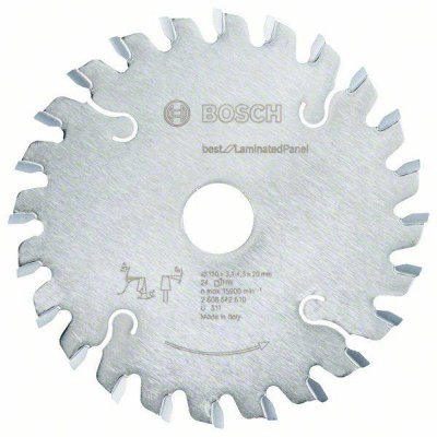 BOSCH  Conique Vorritzblatt Id&eacute;al pour panneau stratifi&eacute; 120 x 20 24