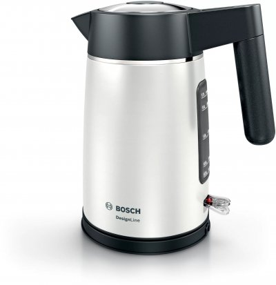 BOSCH  designline bouilloire 1,7 l 2400 w noir, argent TWK5P471