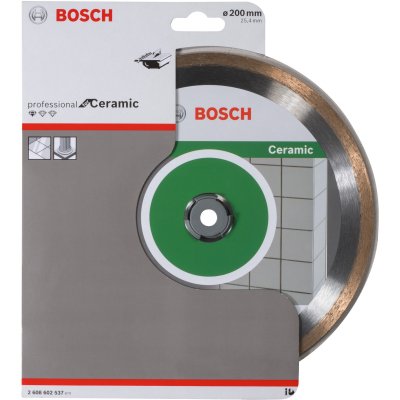 BOSCH  - Diamant disque de coupe standard pour la c&eacute;ramique. 200 x 25