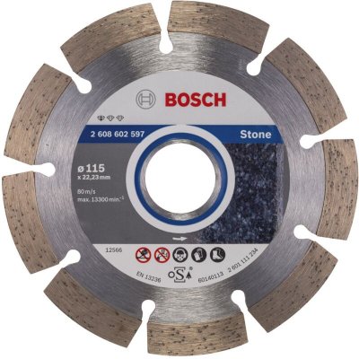 BOSCH  - Diamant disque de coupe standard pour Stone. 115 x 22,2