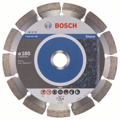 BOSCH  Diamant disque de coupe standard pour Stone. 180 x 22,2