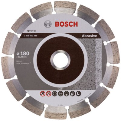 BOSCH  Disque &agrave; tron&ccedil;onner diamant&eacute; abrassif - 180 x 22,23 x 2 x 10 mm
