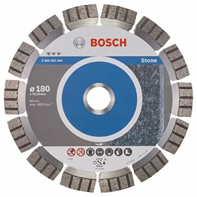 BOSCH  - Disque &agrave; tron&ccedil;onner diamant&eacute; Best for Stone D.180 x 22,23 mm