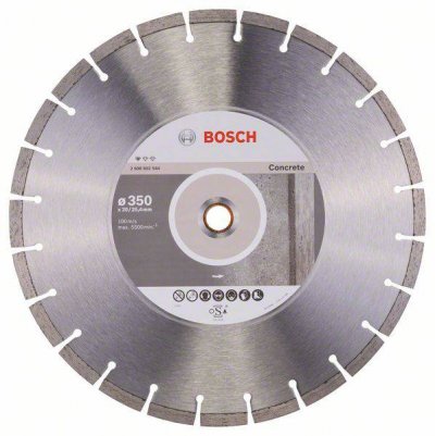 BOSCH  - Disque de diamant de coupe standard pour le b&eacute;ton. 350 x 2