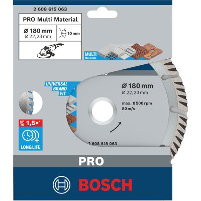 BOSCH  - Disque diamant standard pour universel d : 180 x 22,23 x 2,4mm