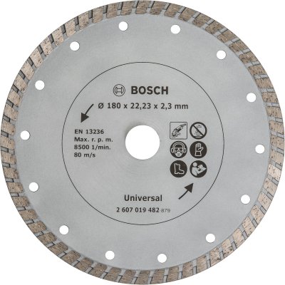 BOSCH  - Disque diamant Turbo pour meuleuse &Oslash;185mm 2607019482 C90864