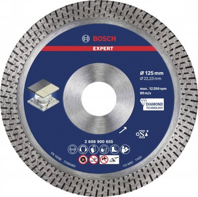 BOSCH  - Disque diamant&eacute; Best Hard Ceramic Expert 125 mm - 2608900655