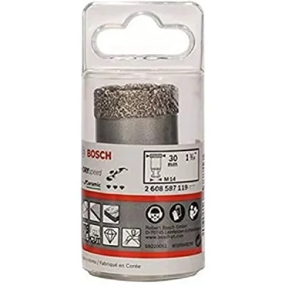 BOSCH  Dry Speed / 2608587119 For&ecirc;t Diamant&eacute; &agrave; Sec Diam&egrave;tre 30 Mm