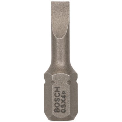 BOSCH  - Embout de tournevis extra dur, s 0,5 x 4,0, 25 mm 25 pi&egrave;ces