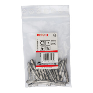 BOSCH  Embout de vissage qualit&eacute; extra-dure T8, 49 mm