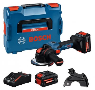 BOSCH EXPERT  Meuleuse d'angle 18V 2x8Ah &Oslash;125 mm en L-Boxx EXWX-15S - 06019M6101
