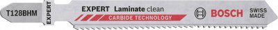 BOSCH  Expert T128bhm Laminate Clean Jig Saw Blade 3 Units Argent&eacute;