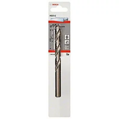 BOSCH  Foret pour le m&eacute;tal DIN 338 HSS - &Oslash; 10,5 mm - Longueur : 133 mm