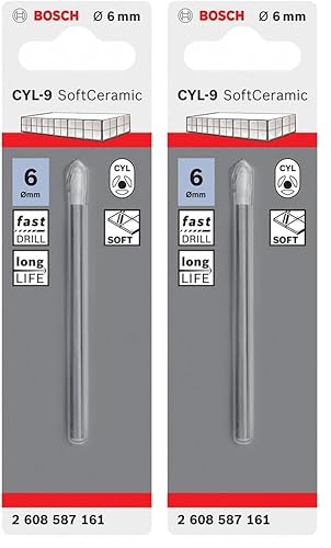 BOSCH  Forets &agrave; carrelage Expert for Ceramic - 6 mm - 80 mm
