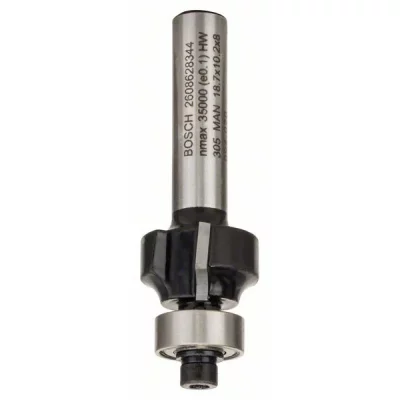BOSCH  - Fraise &agrave; arrondir 8 mm, R1 3 mm, l 10,5 mm, g 53 mm 2608628344