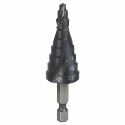 BOSCH  Fraise &eacute;tag&eacute;e HSS-AlTiN 4 - 20 mm, 70,5 mm