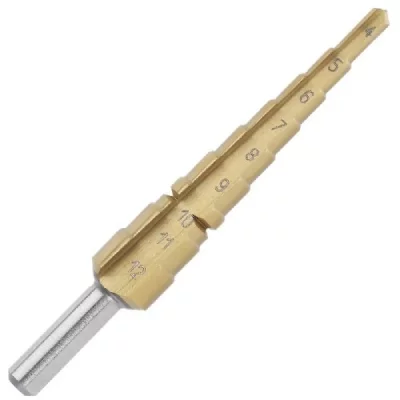 BOSCH  Fraise &eacute;tag&eacute;e HSS-TiN 4 - 12 mm, 6,0 mm, 66,5 mm