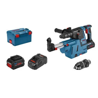 BOSCH  Gbh 18v-26 F+2x5.5ah Pro Core 18v+gde 1 Electric Hammer Argent&eacute;