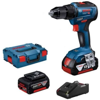 BOSCH PROFESSIONAL Bosch Gsr 18v-55+2x3.0ah+gal 18v-20+l-boxx Electric Screwdriver Argent&eacute;