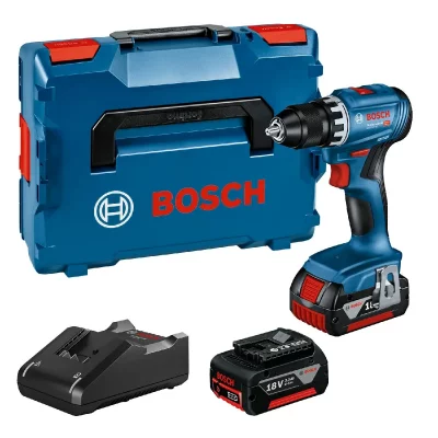 BOSCH  Gsr18v-45+2x3.0ah+gal18v-40+lb Electric Screwdriver Argent&eacute;