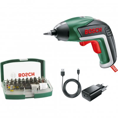 BOSCH  Hobby IXO 5 Tournevis sans fil 3.6 V avec jeu d'embouts 32 pcs.