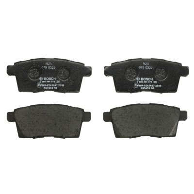 BOSCH  Jeu de plaquettes de frein arri&egrave;re 0 986 494 376 MAZDA CX-7