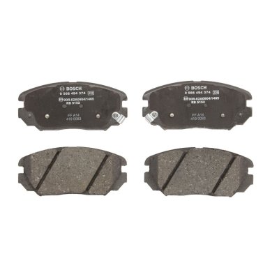 BOSCH  Jeu de plaquettes de frein avant 0 986 494 374 HYUNDAI SONATA
