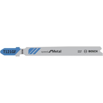 BOSCH  - Lame de scie &agrave; point t 121 gf. Vitesse pour le m&eacute;tal. 3 paquet