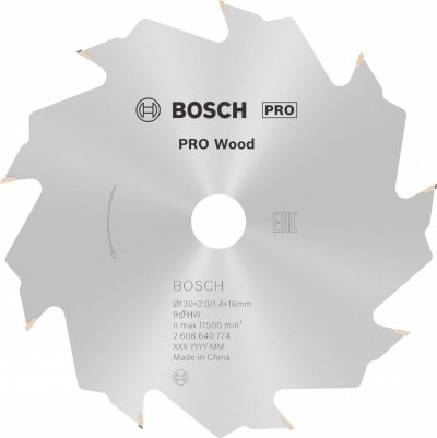 BOSCH  Lame de scie circulaire Standard 130 x 16 x 2,2 mm 9 mm