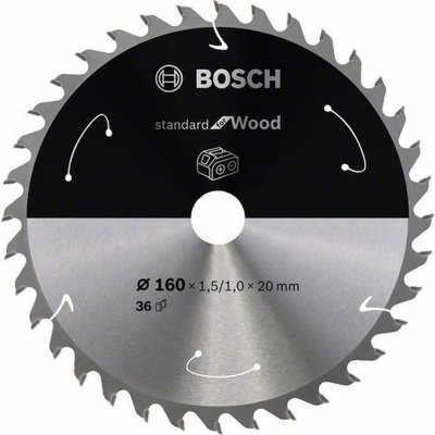 BOSCH  - Lame de scie circulaire standard pour bois, 190x1.6 / 1.1x30, 48 dents