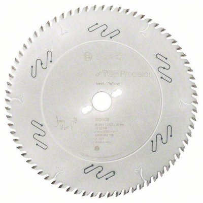 BOSCH  - Lame de scie circulaire Top Precision Best for Wood 300 x 30 x 3,2 mm, 72 - 2608642116