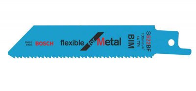 BOSCH  Lame de scie-sabre S 522 BF - M&eacute;tal - Lot de 5