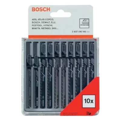 GENERIQUE Bosch Lame De Scie Sauteuse Lot De 10 Bois