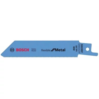 BOSCH  Lame de scie sauteuse S 522 EF - M&eacute;tal - Lot de 5
