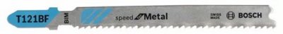 FP Bosch-Lame Pour Scie Sauteuse-T 121 Bf-Speed Pour M&eacute;tal, 5 Pi&egrave;ces, C&eacute;ramique, 2608636702