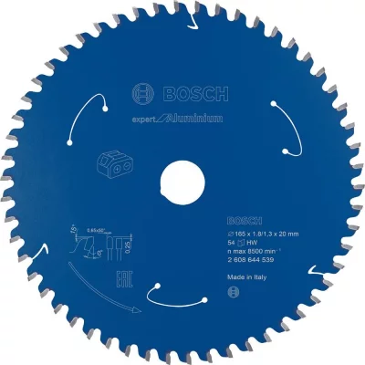 BOSCH  lame scie circ. Ex al h 165x20x54 DFX-545190