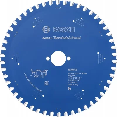 BOSCH  lame scie circulaire 235 mm expert for sandwich - 2608644143