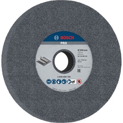 BOSCH  Meule pour touret &agrave; meuler 200 mm, 32 mm, 46