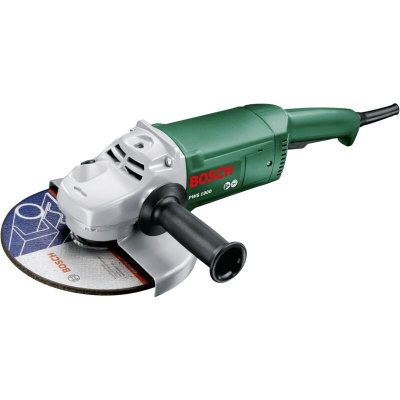 BOSCH  meuleuse 2 mains - pws 1900 avec poign&eacute;e anti BOS3165140544481