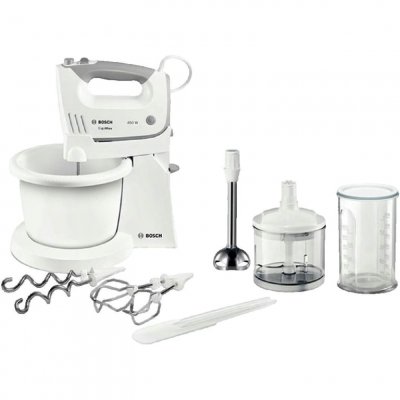 BOSCH  - MFQ36490 ergomixx batteur &agrave; main, 450 w, 0.5 liters, blanc
